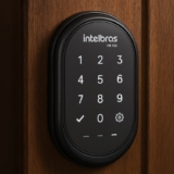 Fechadura Digital De Sobrepor Fr 102 Preto Intelbras