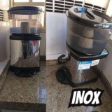 Filtro Agua Purificador Inox Base de Barro Preto Com Vela E Bóia – Acquamar