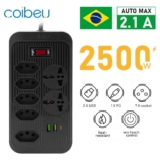 filtro de linha 5 Tomadas + USB