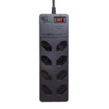 Filtro De Linha 8 Tomadas Clamper Bivolt Preto