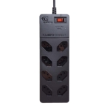 Filtro De Linha 8 Tomadas Clamper Bivolt Preto