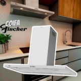 FISCHER COIFA DE ILHA TRADITION LINE 90CM INOX