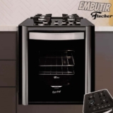 FISCHER FOGÃO DE EMBUTIR 4 BOCAS GRAN CHEFF GÁS SILVER 220V 32750-92666