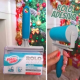 Flash Limp Rolo Adesivo Lavável Para Remover Pelos Fiapos E Poeira Flp6497