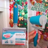 Flash Limp Rolo Adesivo Lavável Para Remover Pelos Fiapos E Poeira Flp6497