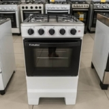 Fogão 4 Bocas Ideal Pop Com Mesa Em Inox Esmaltec – Branco