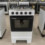 Fogão 4 Bocas Ideal Pop Com Mesa Em Inox Esmaltec – Branco