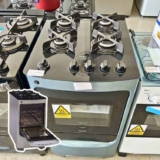 Fogão Consul 4 Bocas Inox Mesa de Vidro CFO4VAR