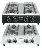 Fogão Cooktop De Mesa Portátil A Gás 4 Bocas Braslar