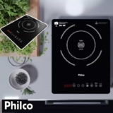 Fogão Cooktop Indução Preto Philco PCT12P 110V/220V