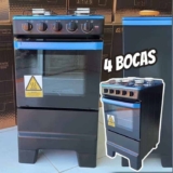 Fogão Esmaltec Ideal Pop 4 Bocas Preto