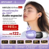 Fone Bluetooth Haylou AirFree  Cupom