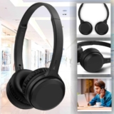 Fone de Ouvido Bluethooth Philips TAH1108BK/55 Headphone Preto Dobrável com Microfone