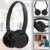 Fone de Ouvido Bluethooth Philips TAH1108BK/55 Headphone Preto Dobrável com Microfone