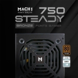 Fonte Mach1 Steady 750w 80 Plus Bronze Pfc Ativo Preto