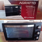 Forno Elétrico Agratto Ventisol Preto 50l 127v