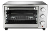 Forno Elétrico Inox Family Grill 23 Litros 3 Opções De Aquecimento Botão Seletor Até 250°c Forno Fryer 1400 W Desligamento Automático Bandeja de Migalhas e Grelhas Removíveis – Hamilton Beach