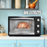 Forno Elétrico Philco Pfe44p Dupla Resistência 44l Cor Preto 110V