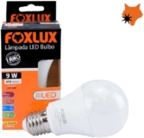 Foxlux Lâmpada LED Bulbo 9W 3000K Bivolt