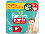 Fralda Calça Pampers Pants Ajuste Total – Tam. G 9 a 13kg 94 Unidades