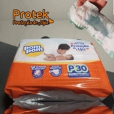 Fralda Pom Pom Protek Proteção de Mãe Jumbo P 30 Unidades