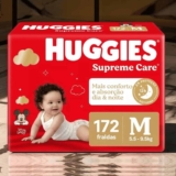 Fralda Supreme Care M – 172 unidades Huggies