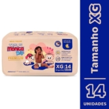 Fralda Turma da Mônica Baby Premium Jumbo Tam. XG 12 a 15kg 14 Unidades