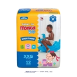 Fralda Turma da Mônica Baby Shortinho Jumbinho XXG 12 Unidades