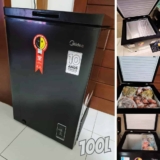 Freezer Horizontal Digital FlexBeer 100L, Midea, 127V, Preto, CBA10P1
