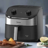 Fritadeira Air Fryer 4,5l Widemax Com Interior De Alumínio 1500w Midea 220V