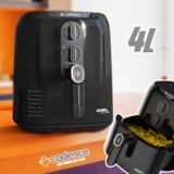Fritadeira air fryer Cadence Frt580 CookFryer 4 litros preta 110v