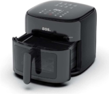 Fritadeira Air Fryer EOS 8,2 Litros Family Chef Gourmet Digital Compacta All Black EAF80P 220V