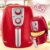 Fritadeira Air Fryer Mondial AF-34 Pratic 3,2L Inox Vermelha