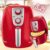 Fritadeira Air Fryer Mondial AF-34 Pratic 3,2L Inox Vermelha