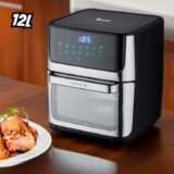Fritadeira Air Fryer Oven Veronna Splendore Vaf1800d 4 Em 1 12 Litros Painel Digital 1700w Cor Preta 127v