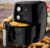 Fritadeira Air Fryer Sem Óleo Cadence Super Light Fryer 3.8L, 1500W, 127V, Preto – FRT555