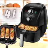Fritadeira Air Fryer Sem Óleo Mondial, 4L, 1500W, 220V, Preto – AFN-40-BFS