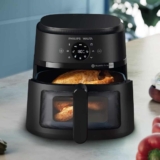 Fritadeira Airfryer Digital Série 2000 XL, Philips Walita, 6,2 litros, Tecnologia RapidAir, Preta, 2 anos de garantia, 110v, 1700W – NA230/00