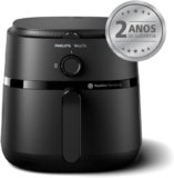 Fritadeira Airfryer Série 1000 XL, Philips Walita, 6,2 litros, Tecnologia RapidAir, Preta, 2 anos de garantia, 220v – NA130/09