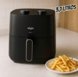 Fritadeira De Ar Petit Fry Elétrica 3.7l Preta Elgin Cor Preto 220V