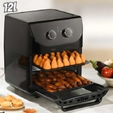 Fritadeira Elérica Air Fryer Easy Oven 3 em 1 Elgin 12 litros 1800w Cor Preta 110V