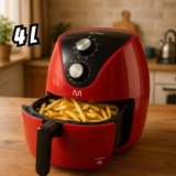 Fritadeira Elétrica Air Fryer 220v 4l 1500w Multi Vermelha