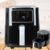 Fritadeira Elétrica Digital Air Fryer Sem Óleo 4,5L Preta – 127 V – Fun Kitchen