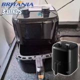 Fritadeira Elétrica sem Óleo/Air Fryer Britânia BFR31 Preto com Timer 3L