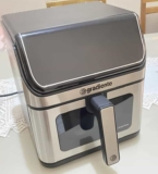Fritadeira Eletrica Sem Óleo Airfryer 7,6 Litros Grand Prime Gradiente Cesto Removível Inox Com Timer 127V
