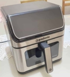 Fritadeira Eletrica Sem Óleo Airfryer 7,6 Litros Grand Prime Gradiente Cesto Removível Inox Com Timer 127V