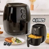 Fritadeira Elétrica Sem Óleo WAP Air Fryer 4L 1500W 110V