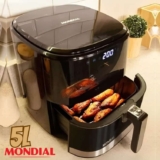 Fritadeira Sem Óleo Air Fryer Digital 5l Mondial Af-50-dv