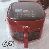 Fritadeira Sem Óleo Air Fryer Eos Chef Gourmet 6.2 Litros Compacta Digital Vermelho Eaf60v 110v