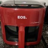 Fritadeira Sem Óleo Air Fryer Eos Chef Gourmet 6.2 Litros Compacta Digital Vermelho Eaf60v